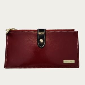 Andoilt Red Wallet with Black Strap (New)